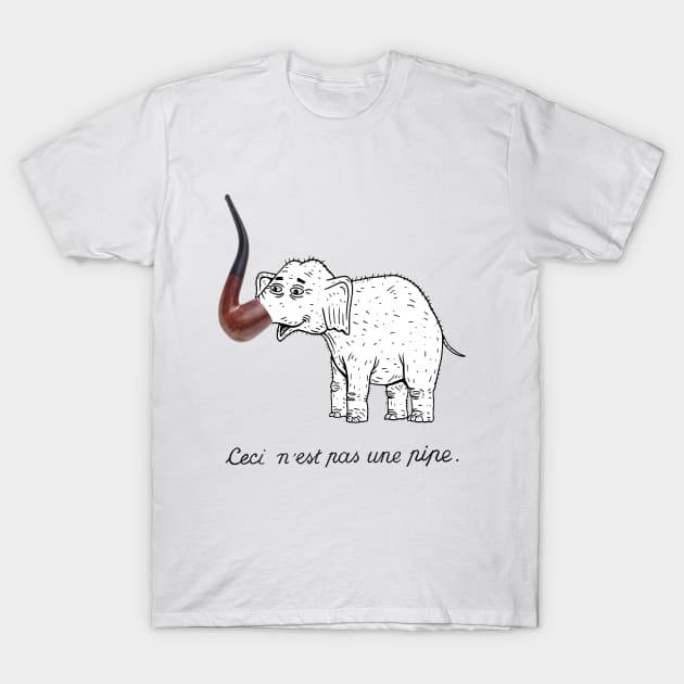 Elephant Pipe T-Shirt by metlitskiy